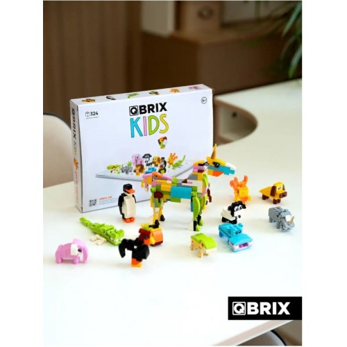 Конструктор детский QBRIX KIDS Царство животных